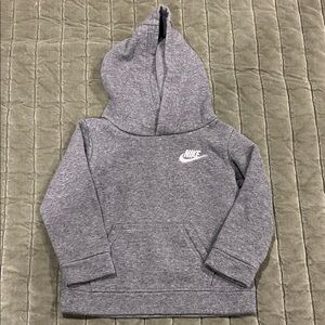 Nike Kids Gray Logo Hoodie